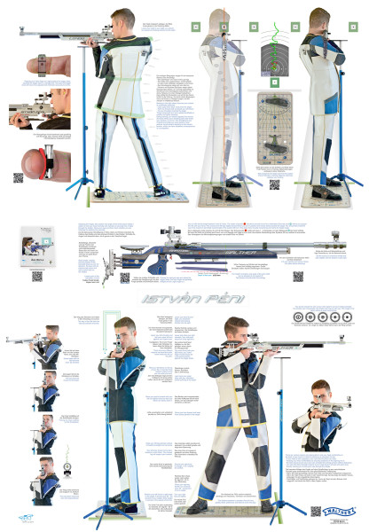 Lehrposter István Péni Luftgewehr